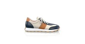 Men's Leather Running Sneakers 56419