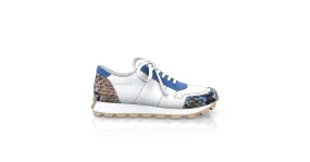 Men's Leather Running Sneakers 58054