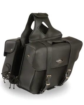 Milwaukee Leather Large Zip-Off Slanted Throw Over Saddle Bag