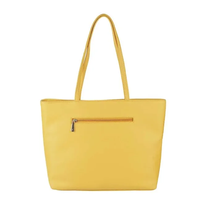 Mochi Women Yellow Tote bag