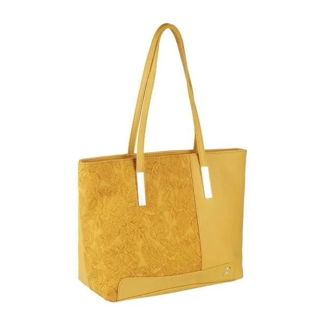 Mochi Women Yellow Tote bag