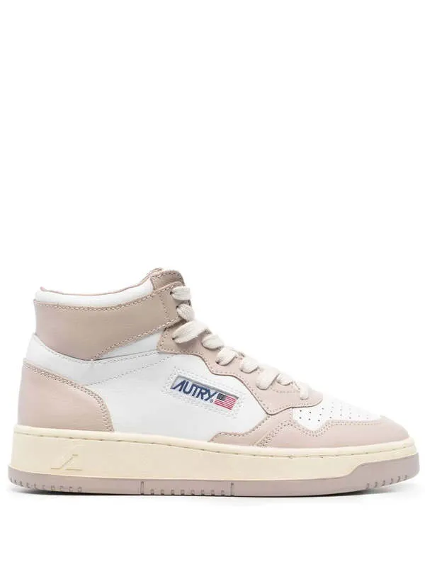 Mushroom High Top Sneakers - natural