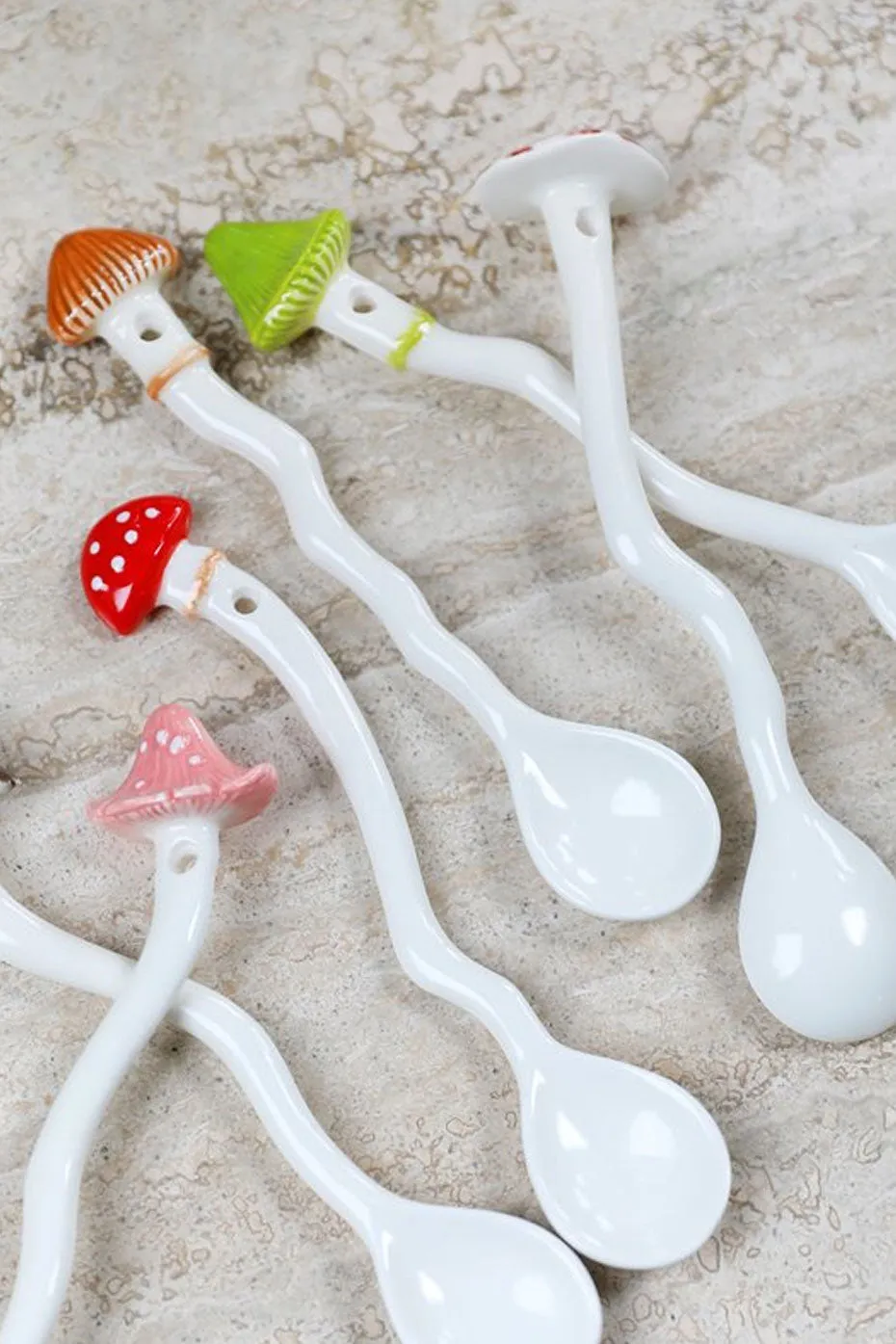 Mushroom Spoon - Set of 6