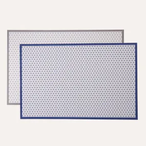 Navy Star Reversible Placemats, Set of 12