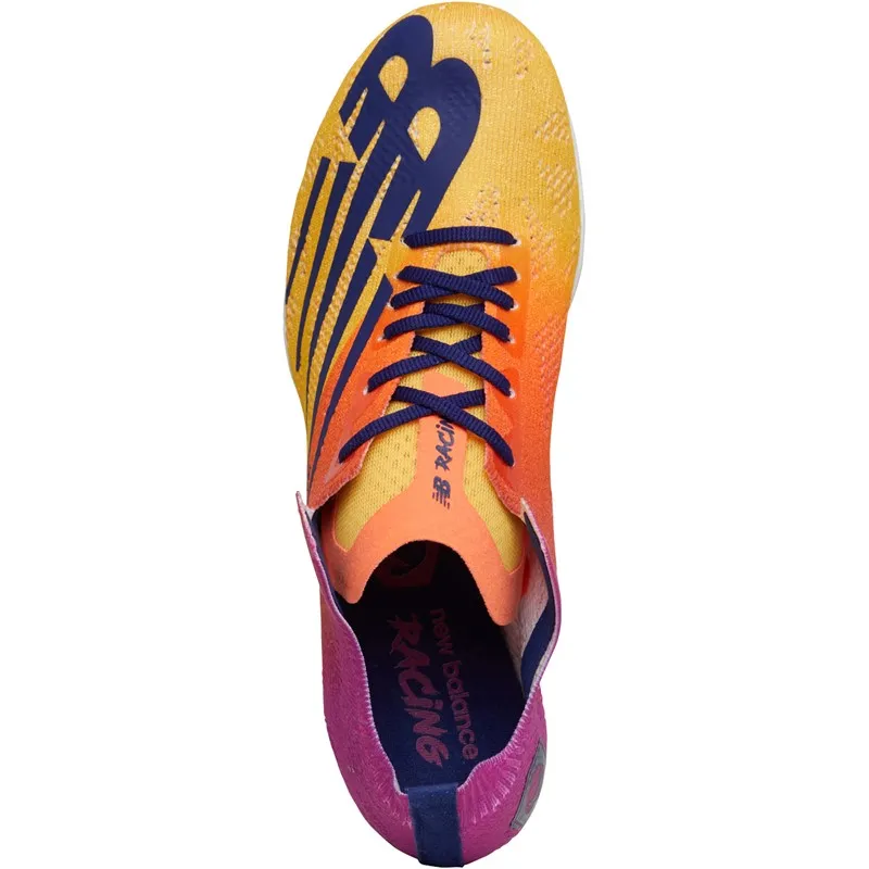 New Balance Womens MD800 V8 Running Spikes Vibrant Apricot/Magenta Pop