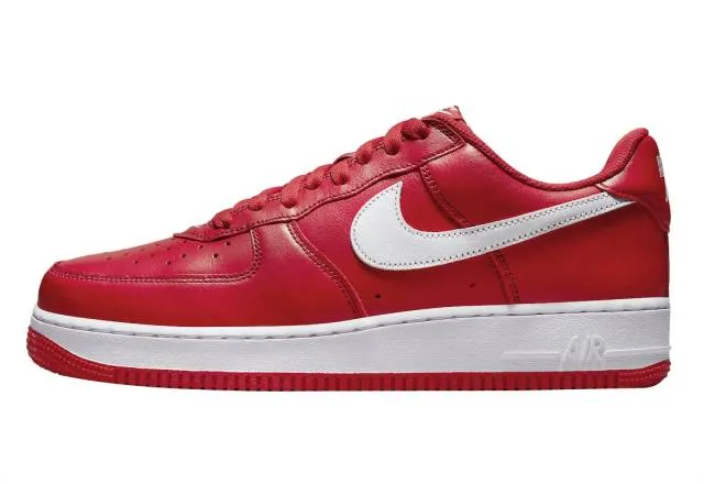 NIKE AIR FORCE 1 LOW COLOR OF THE MONTH UNIVERSITY RED