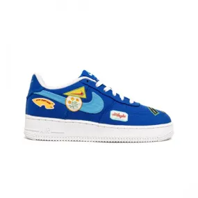 Nike Big Kids Air Force 1 Prm (Gs) (racer blue / university blue-white)