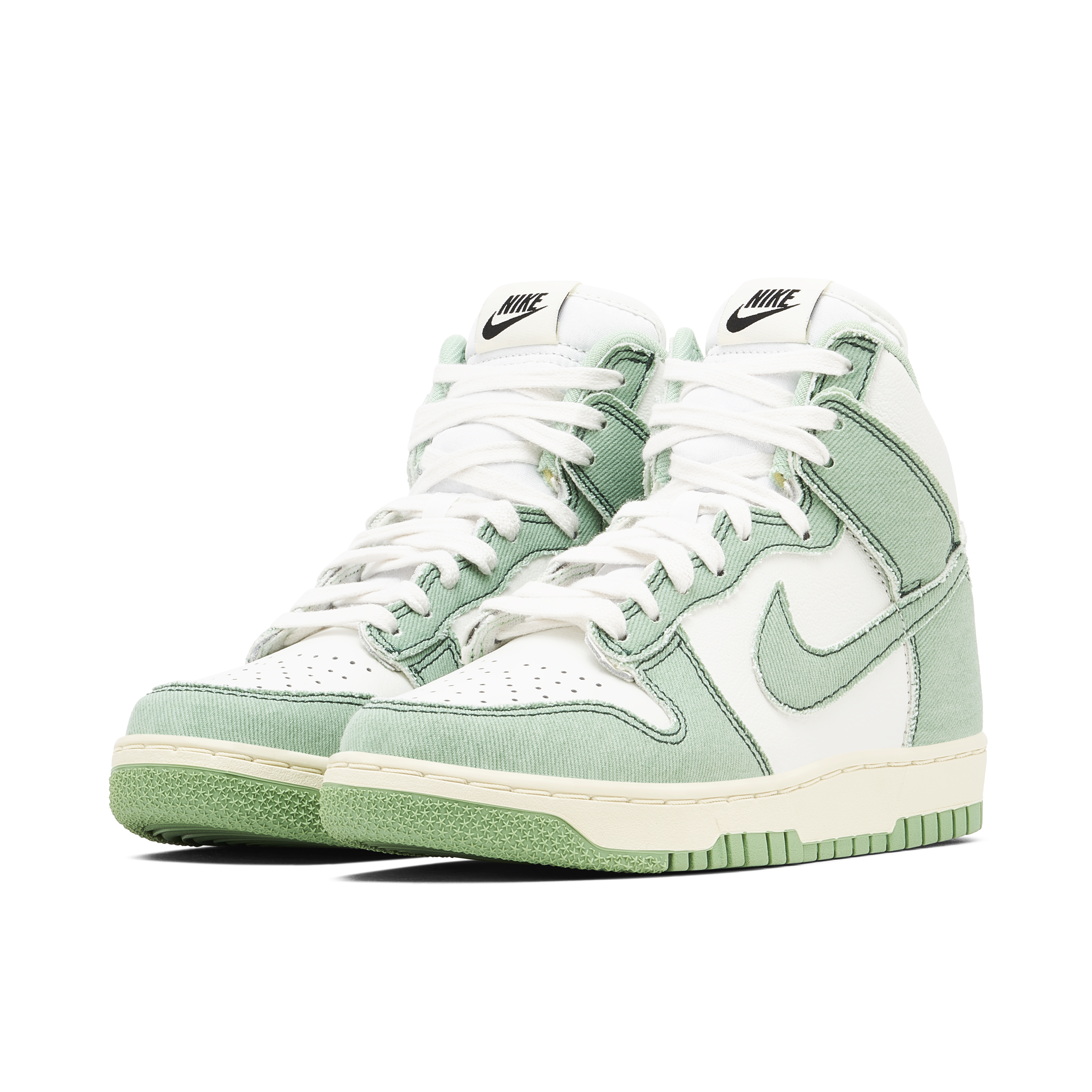 Nike Dunk High 1985 Green Denim | DV1143-300 | Laced