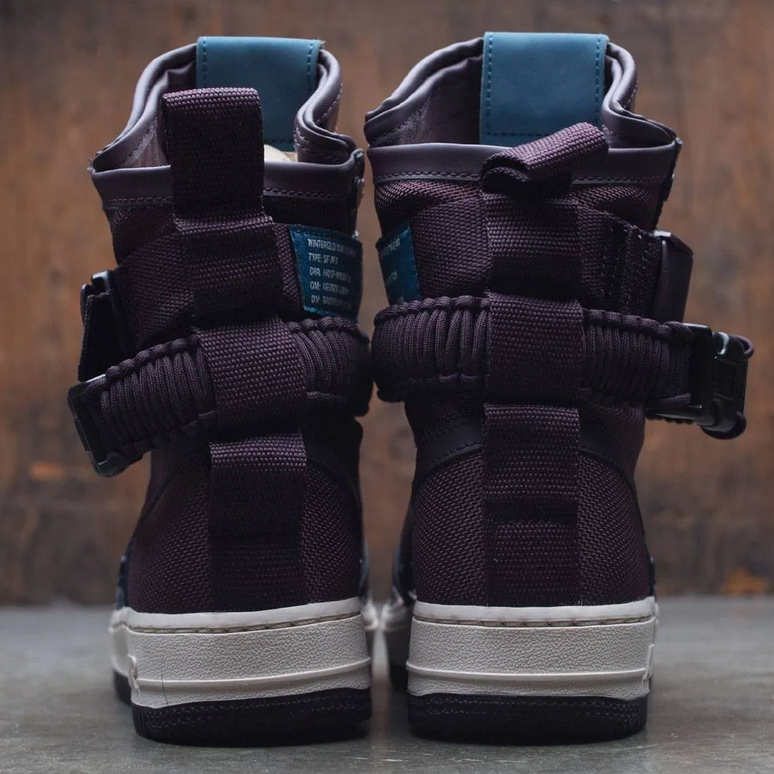 Nike Women Air Force 1 Sf Special Edition Premium (port wine / port wine-space blue)