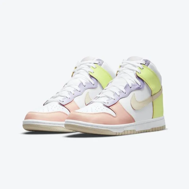 Nike Women's Dunk High (Lemon Twist/ White/ Cashmere/ Le...