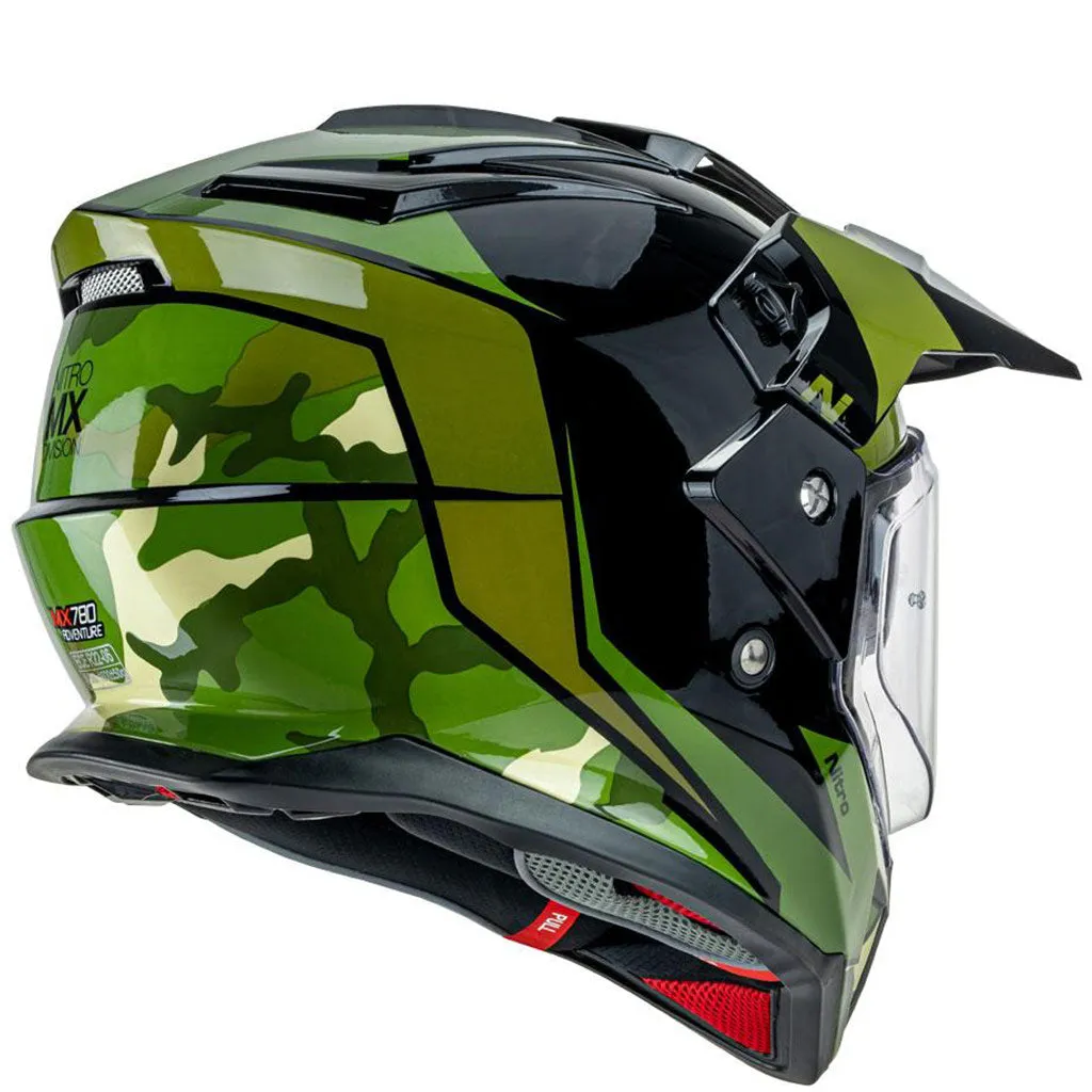 Nitro - MX780 Adventure Green Camo Helmet