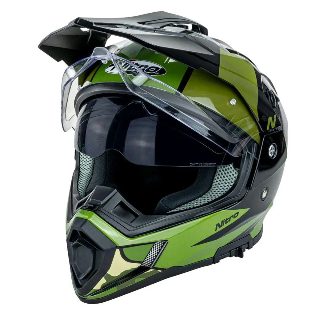 Nitro - MX780 Adventure Green Camo Helmet