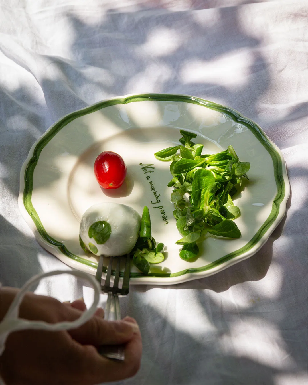 Not a morning person plate