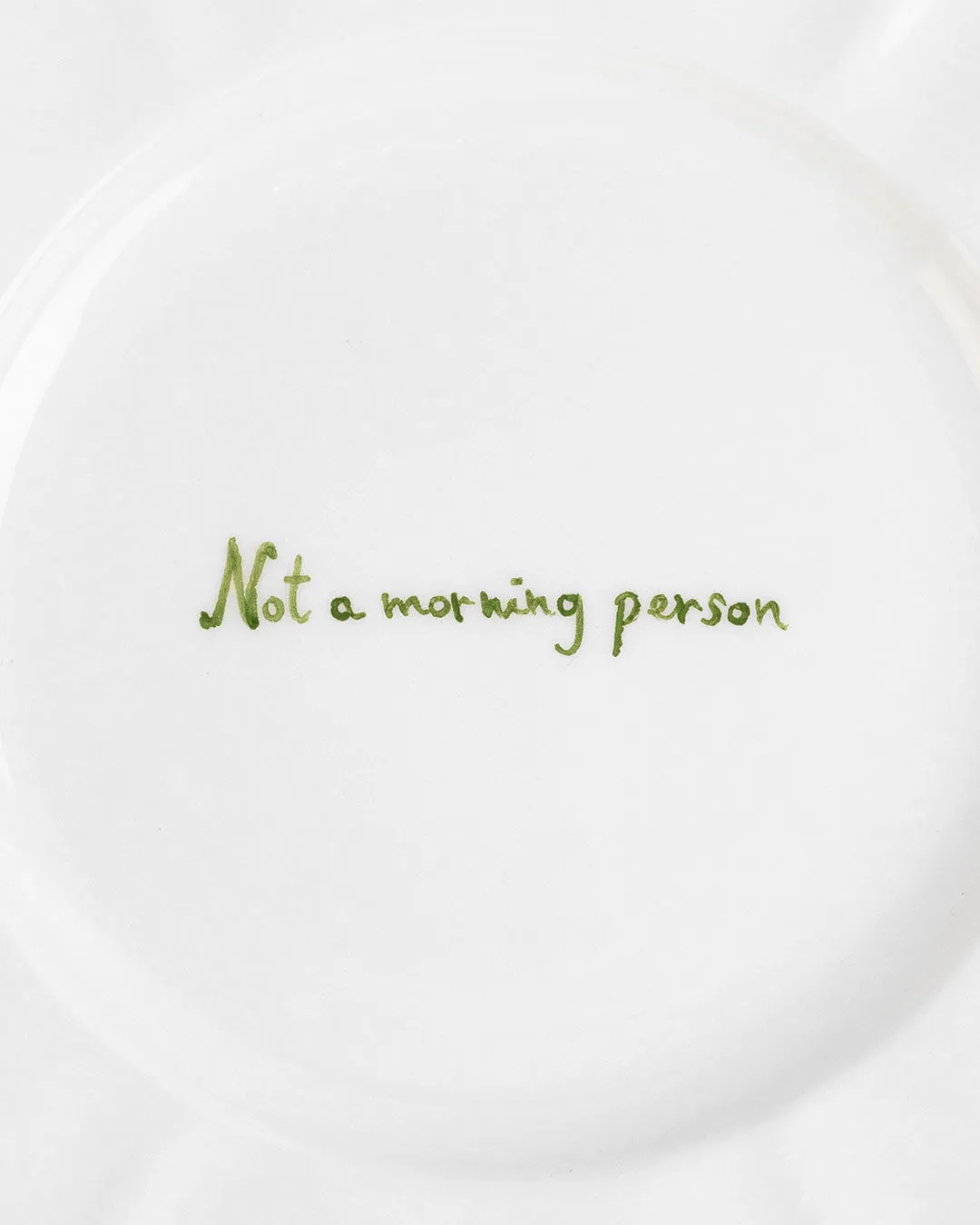 Not a morning person plate