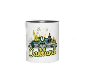 OAKLAND A'S CITYSCAPE Accent Mug