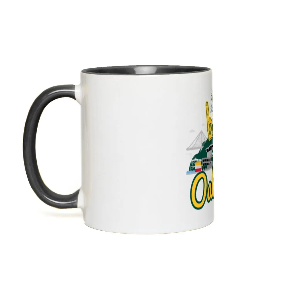 OAKLAND A'S CITYSCAPE Accent Mug