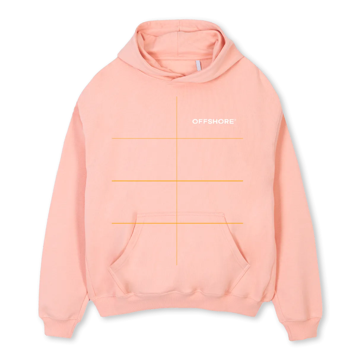 OF PINK Pink Clay Oversized Hoodie.