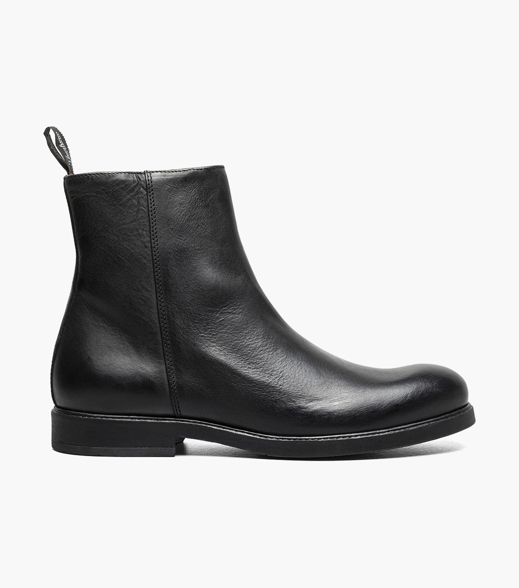 Orlando Plain Toe Zip Boot