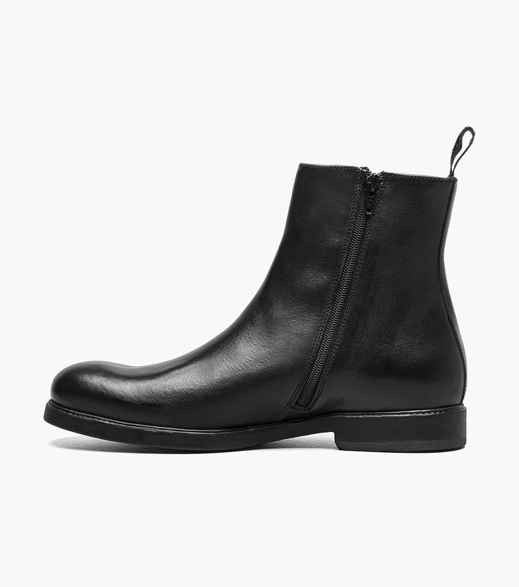 Orlando Plain Toe Zip Boot