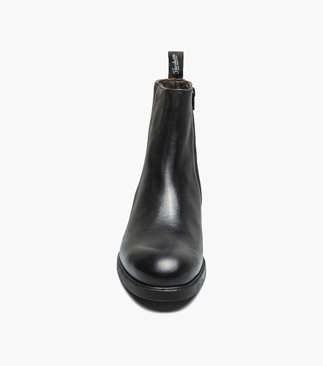 Orlando Plain Toe Zip Boot