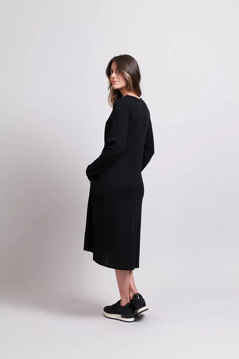 Panelled Midi Dress