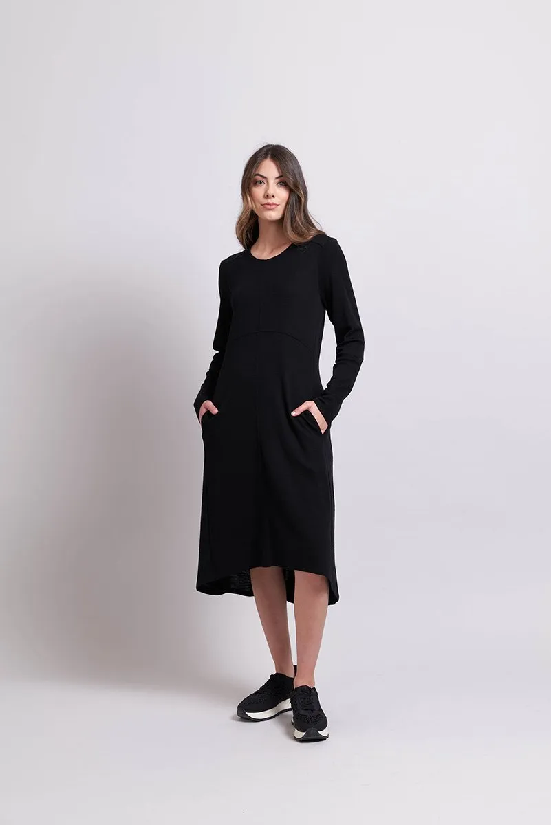 Panelled Midi Dress