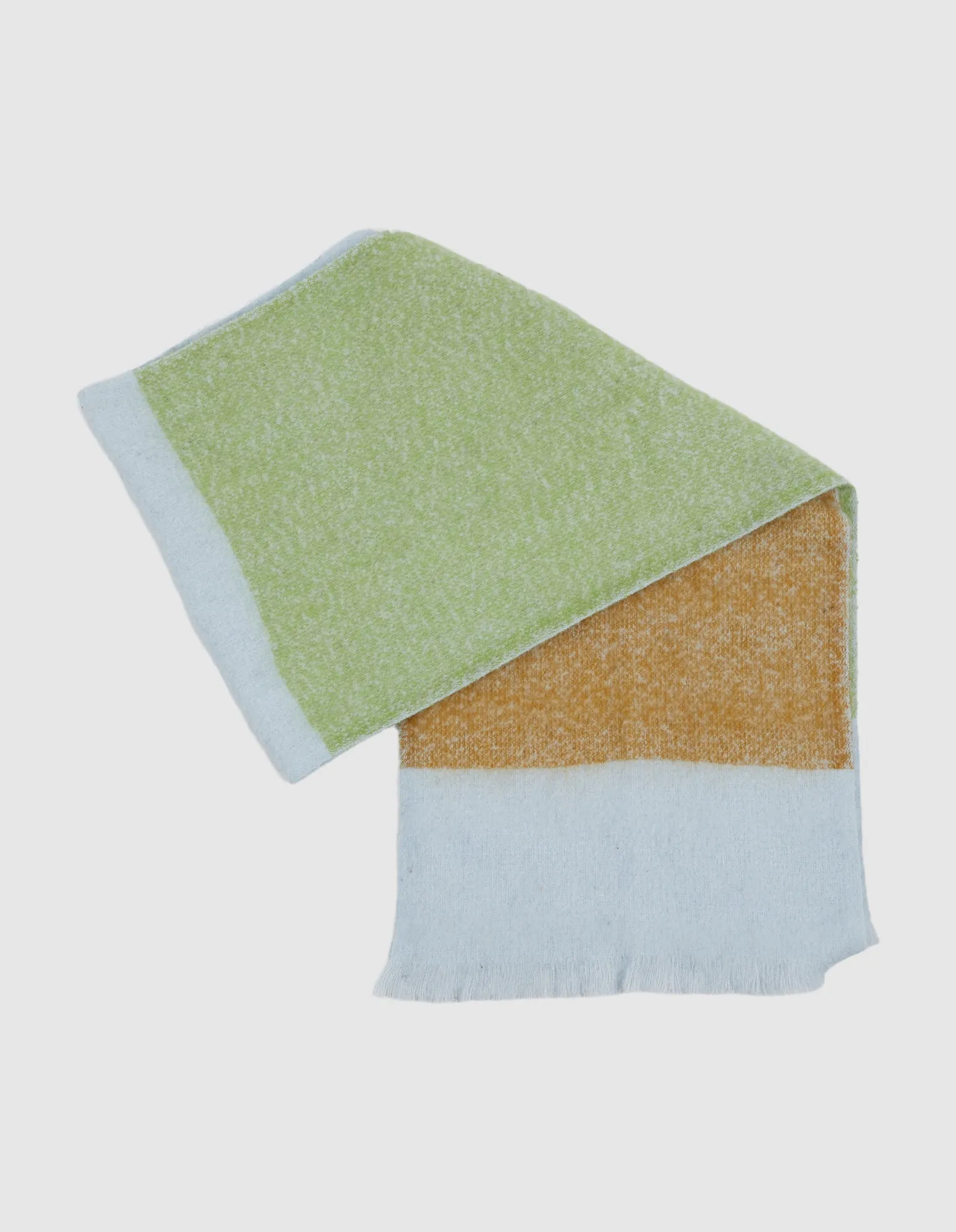 Pasture Scarf Green, Grey & Cream