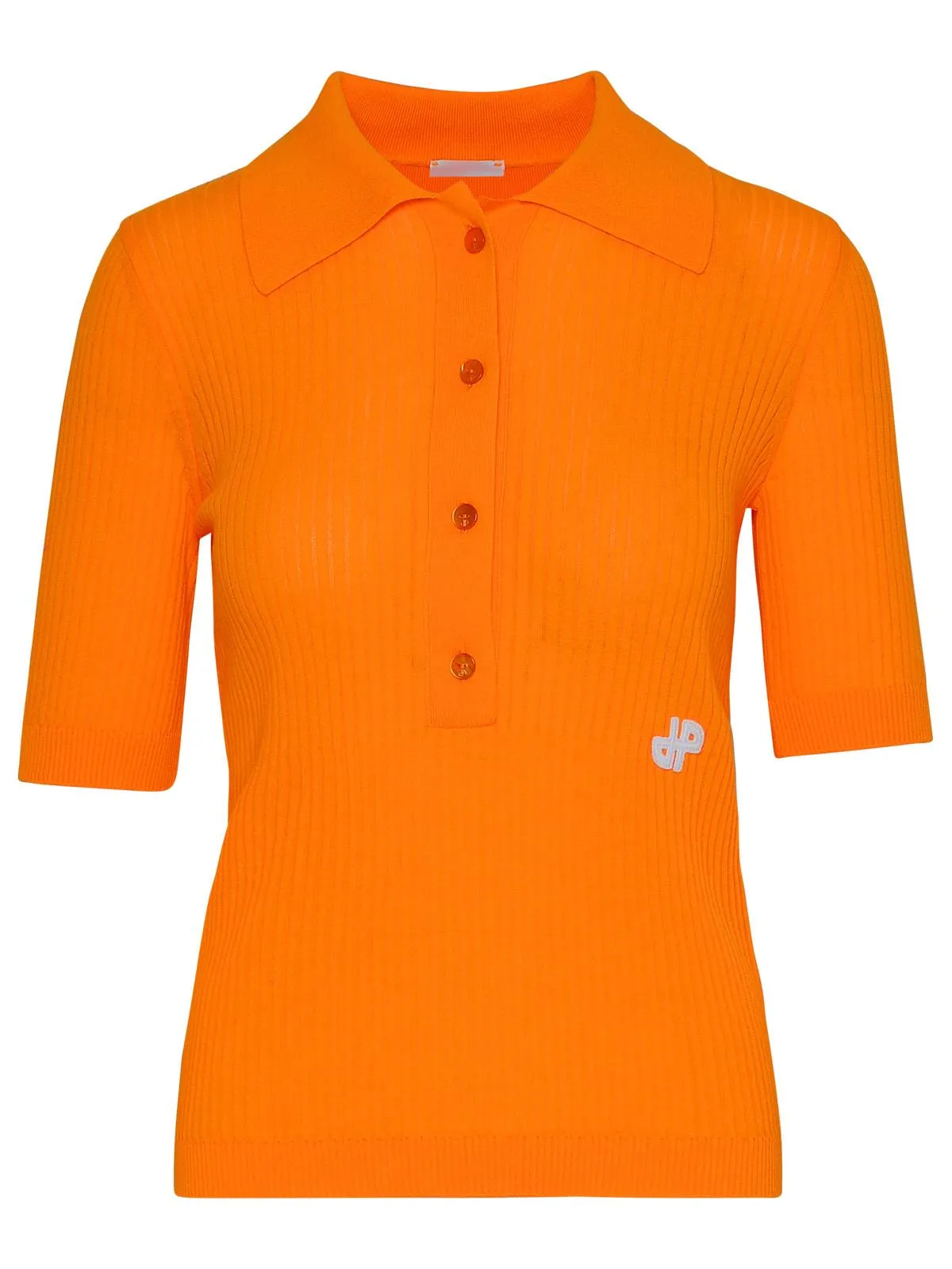 Patou    Patou Orange Cotton Polo Shirt