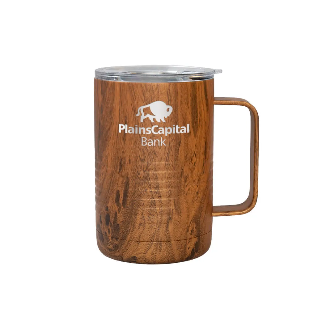 PATRIOT 16OZ MUG - WOODGRAIN