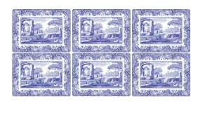 Pimpernel Blue Italian Set of 6 Placemats