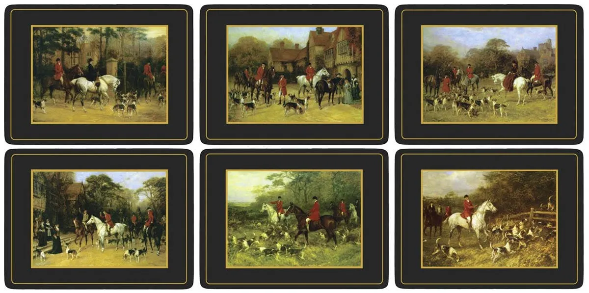 Pimpernel Tally Ho Set of 6 Large Placemats