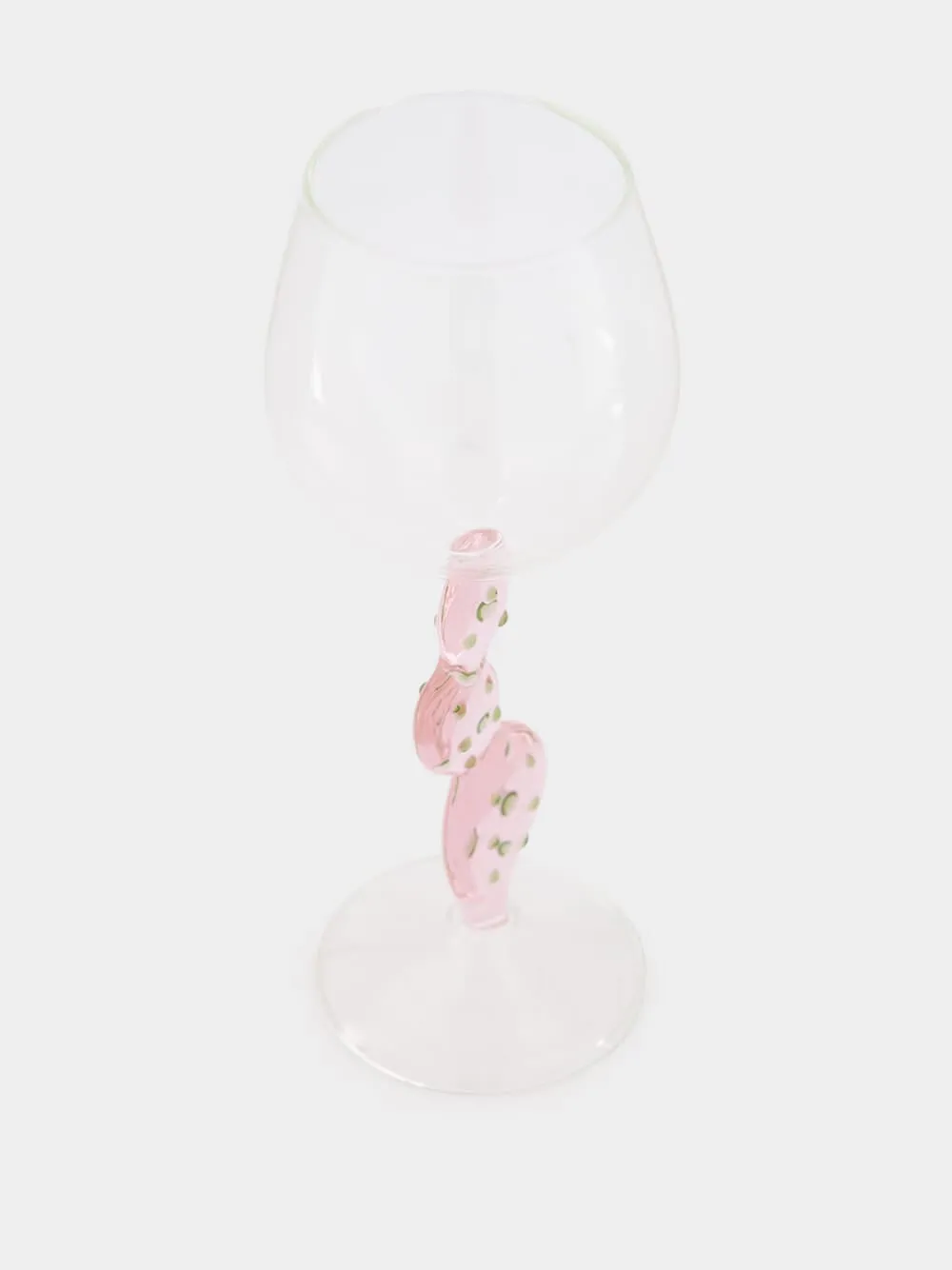 Pink Cactus Wine Glass