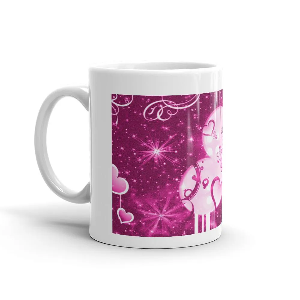 Pink Heart Mug