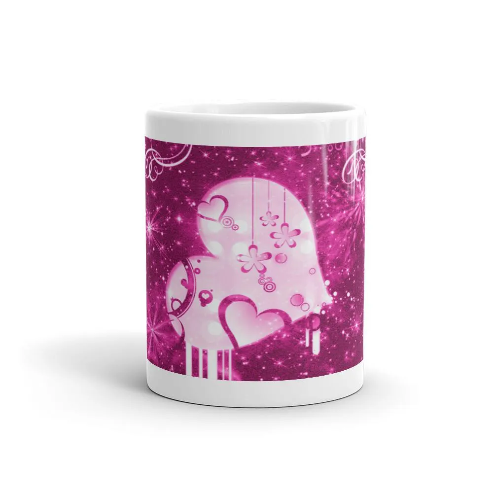 Pink Heart Mug