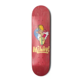 PIZZA SKATEBOARDS SURF DECK GREEN 8.25