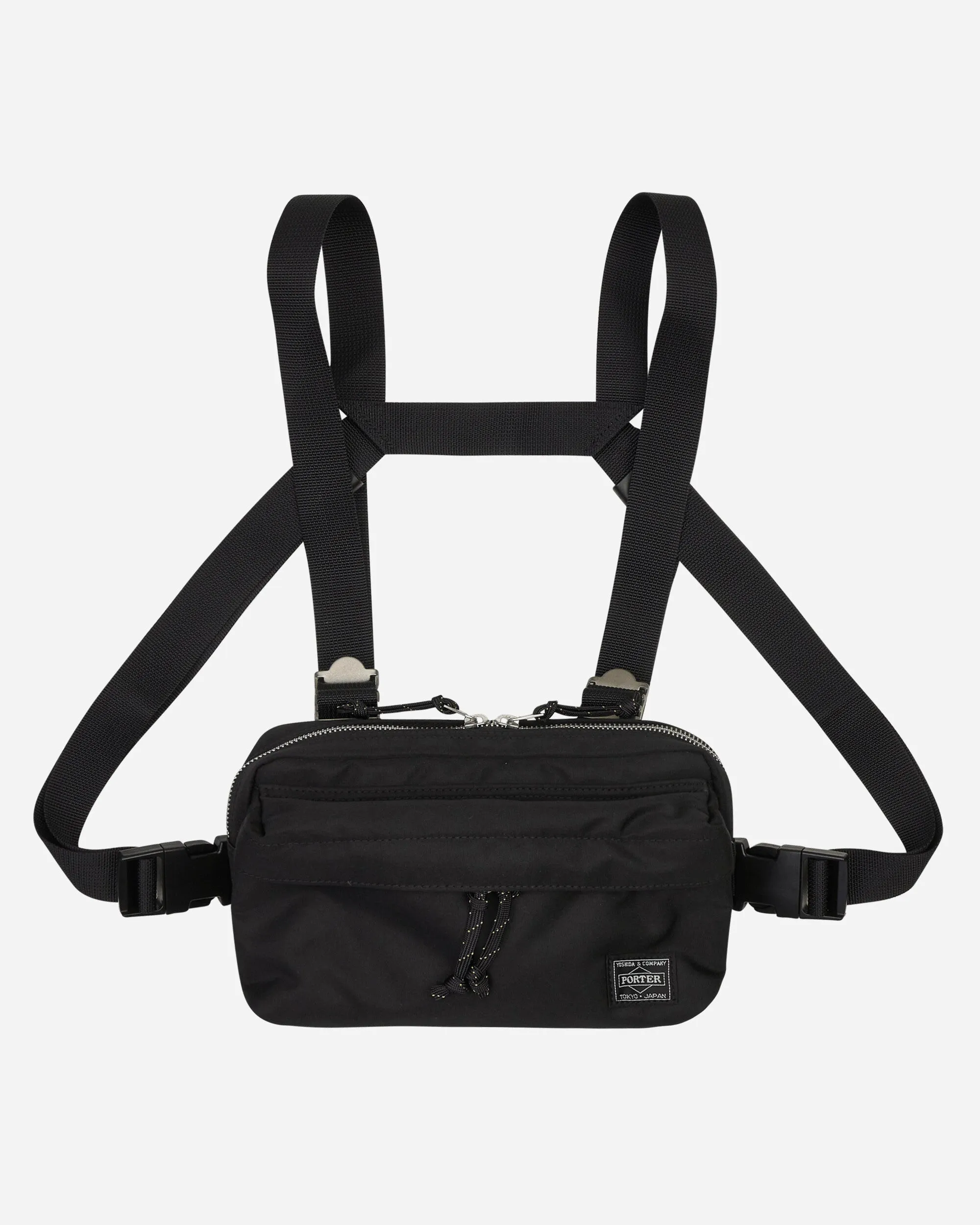 Porter Cordura Cross Body Bag Black