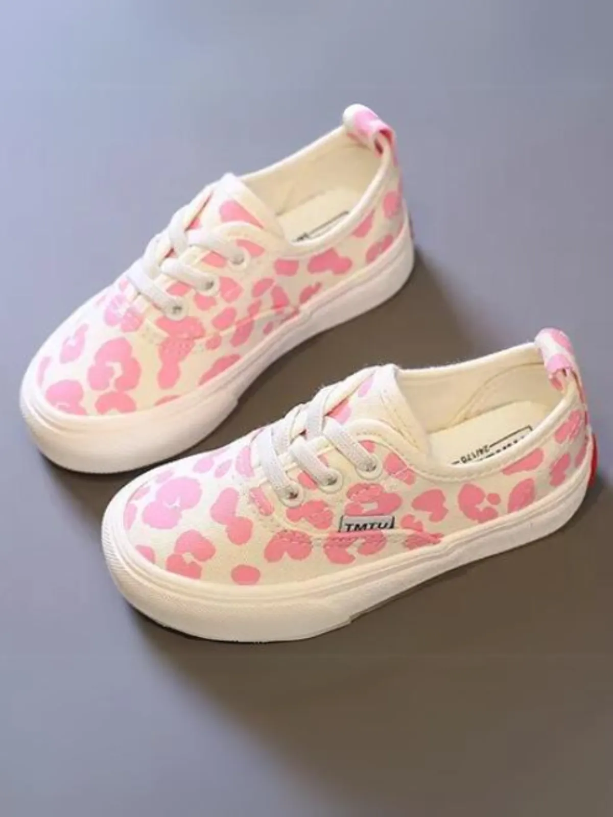 Printed Canvas Sneakers By Liv and Mia