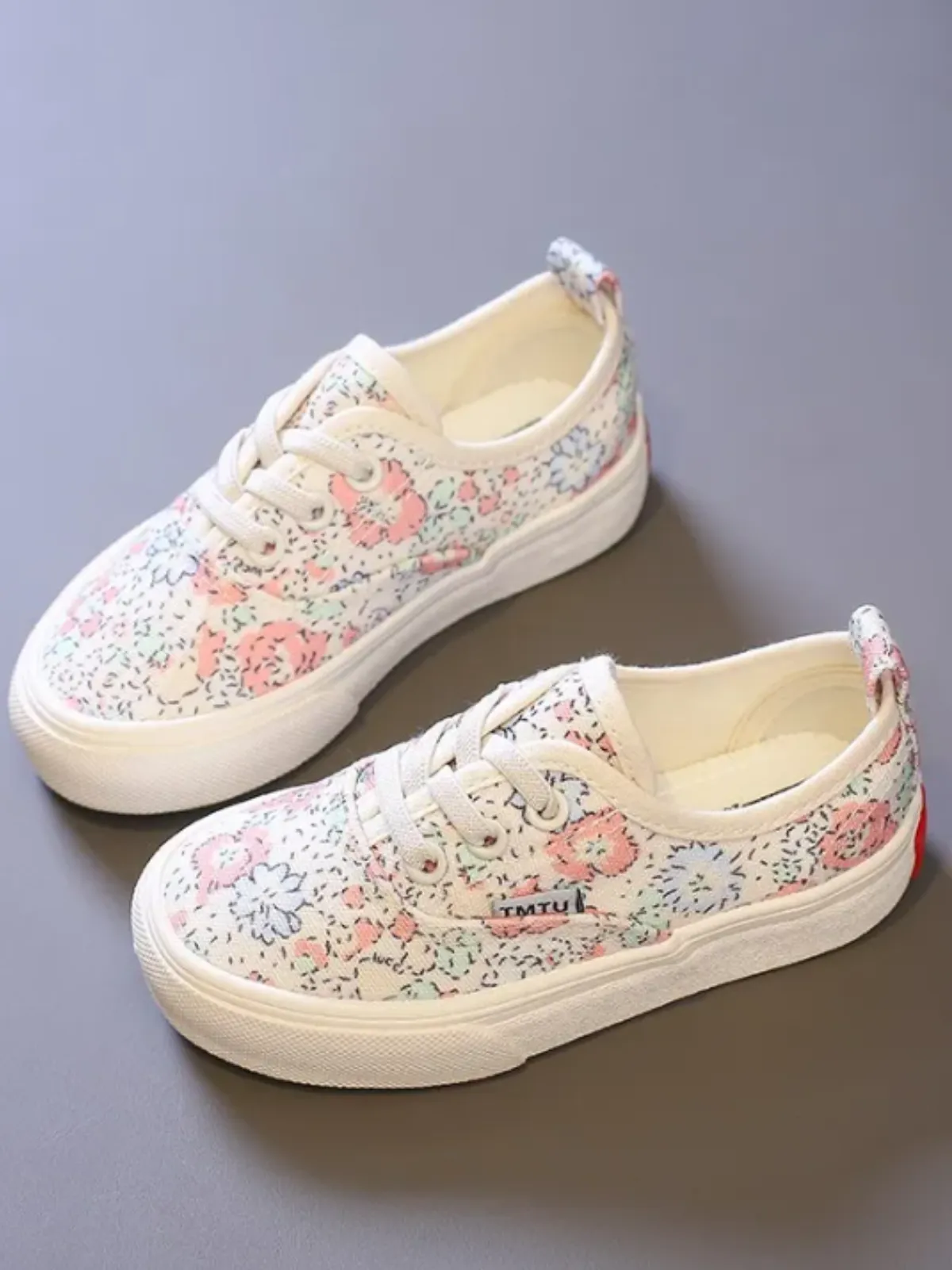 Printed Canvas Sneakers By Liv and Mia