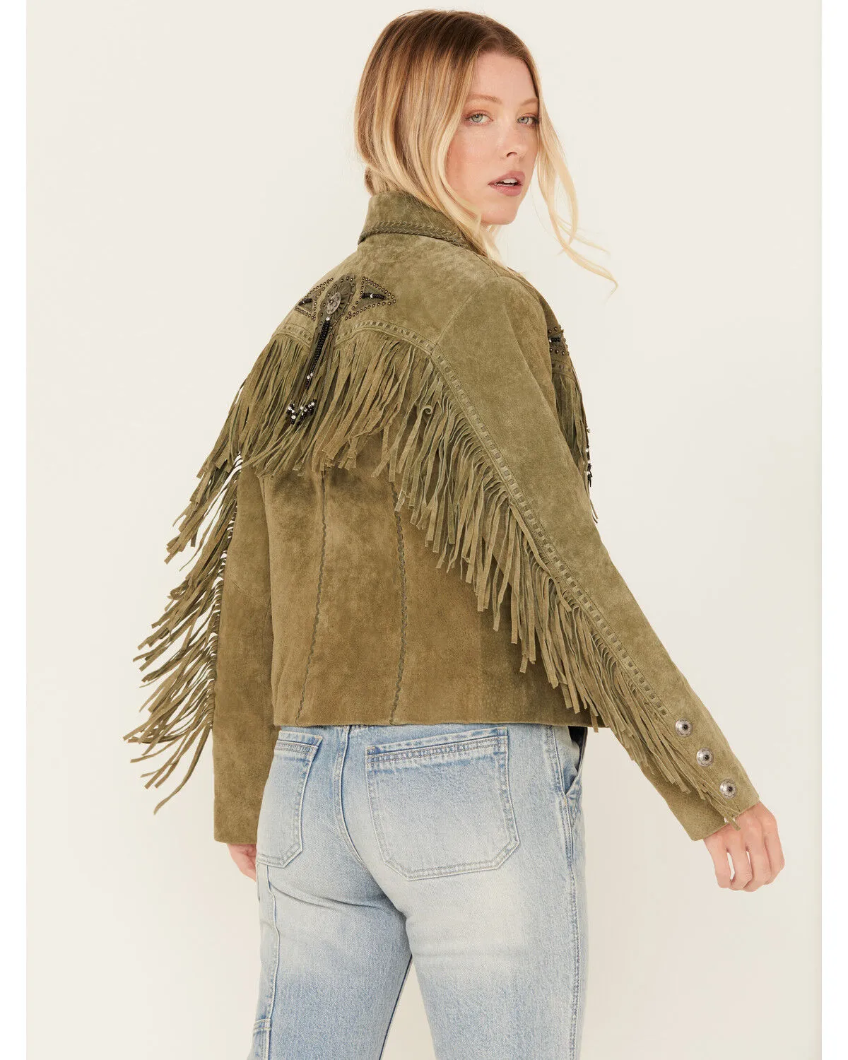 Product Name:  Scully Women's Fringe and Beaded Jacket