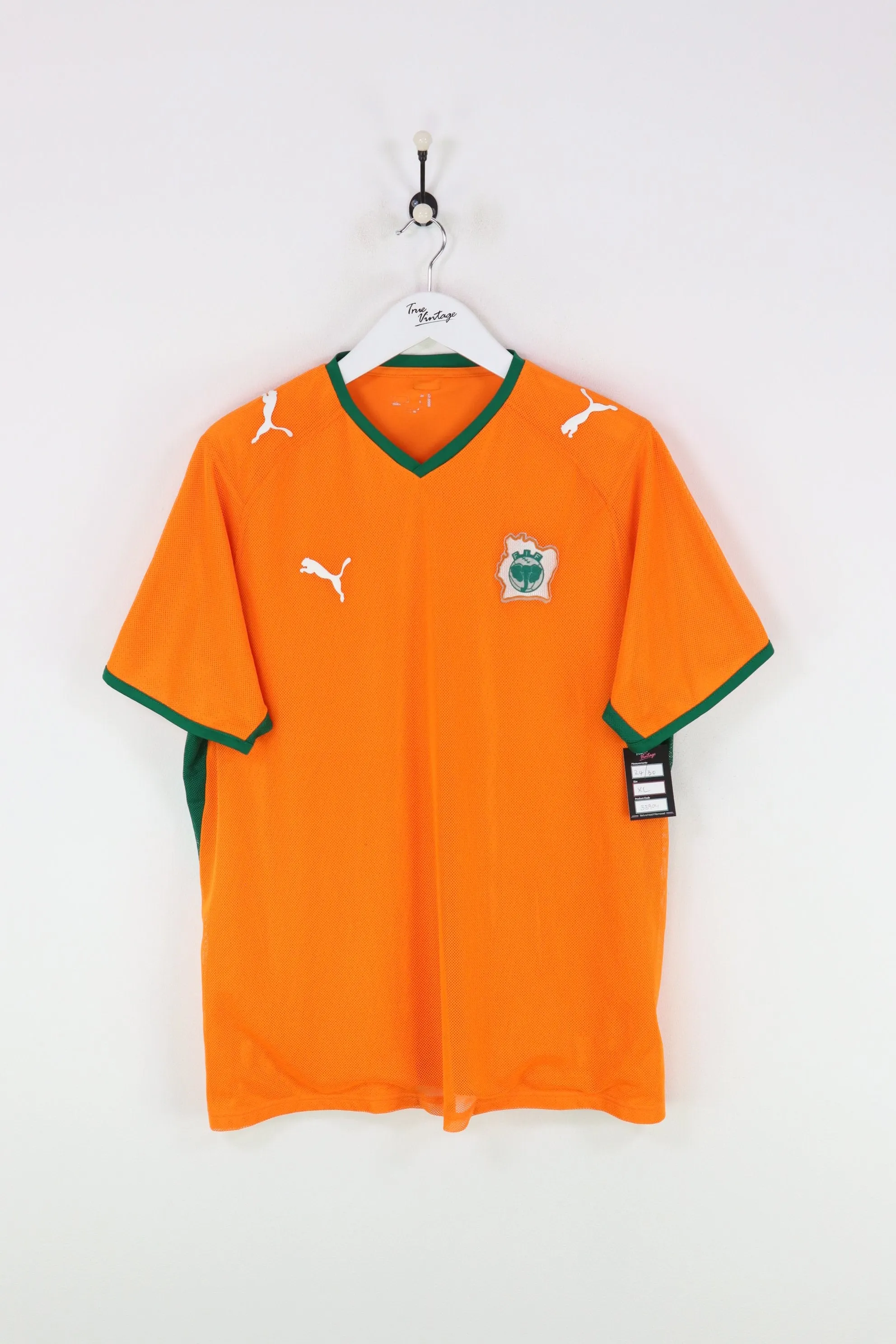 Puma Ivory Coast Football Shirt Orange XL