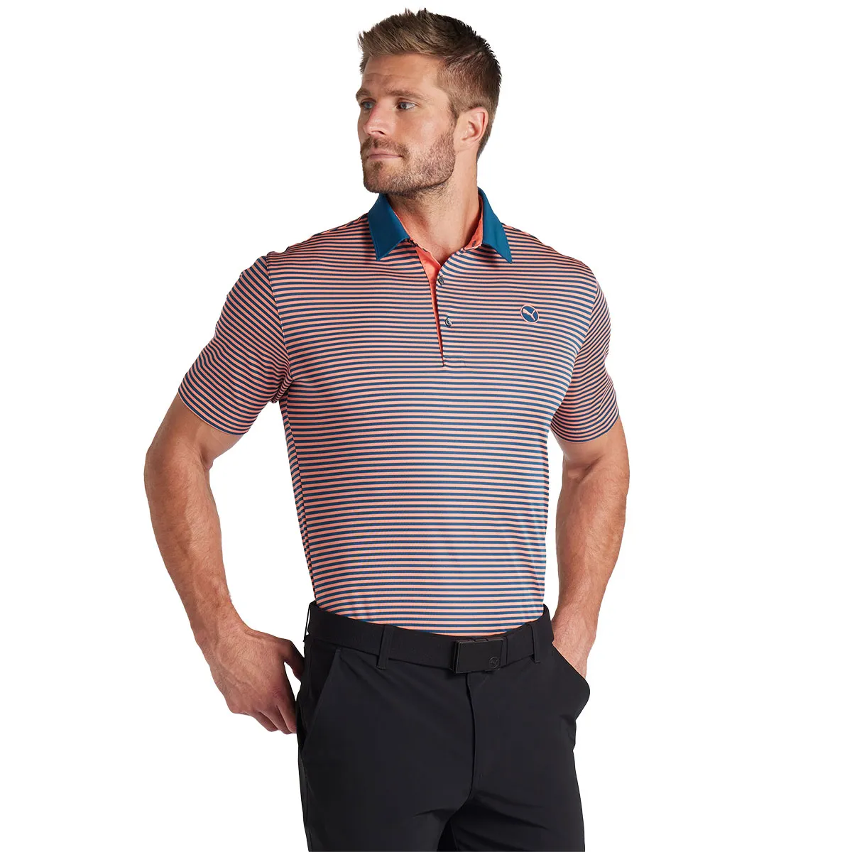 PUMA Men's Pure Stripe Golf Polo Shirt