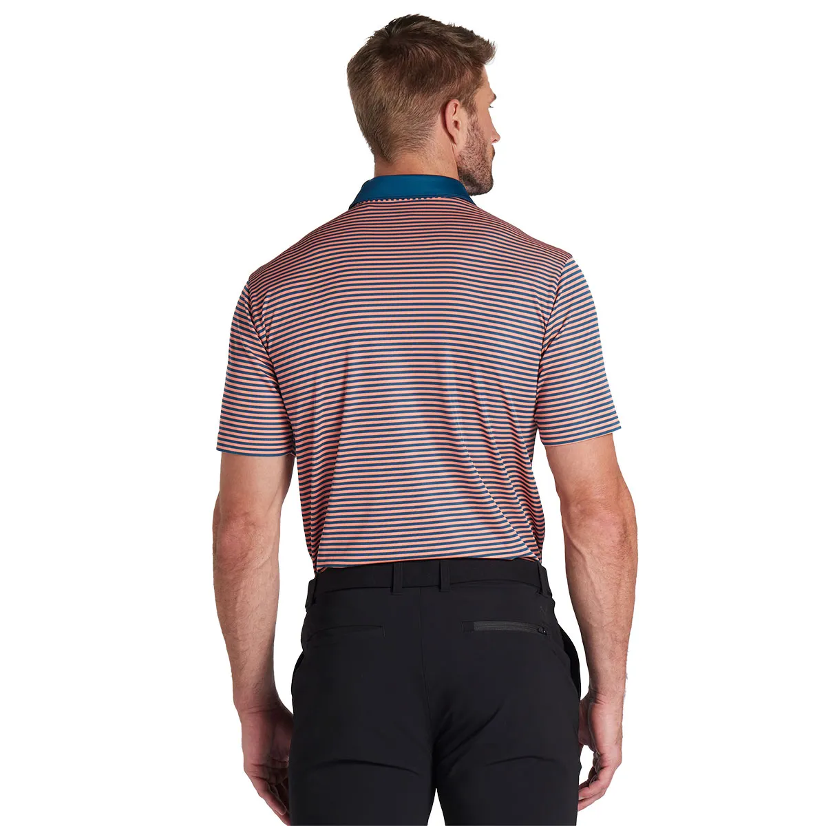 PUMA Men's Pure Stripe Golf Polo Shirt