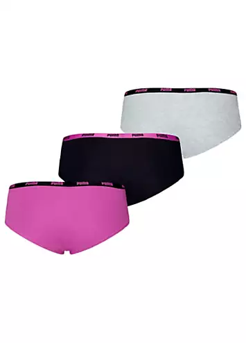 Puma Pack of 3 Hipster Briefs | Grattan