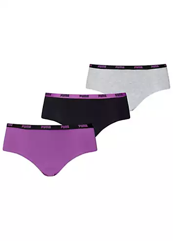 Puma Pack of 3 Hipster Briefs | Grattan