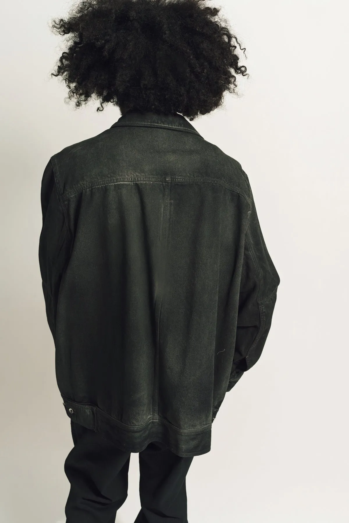 RICK OWENS | LIDO DENIM WORKER JACKET