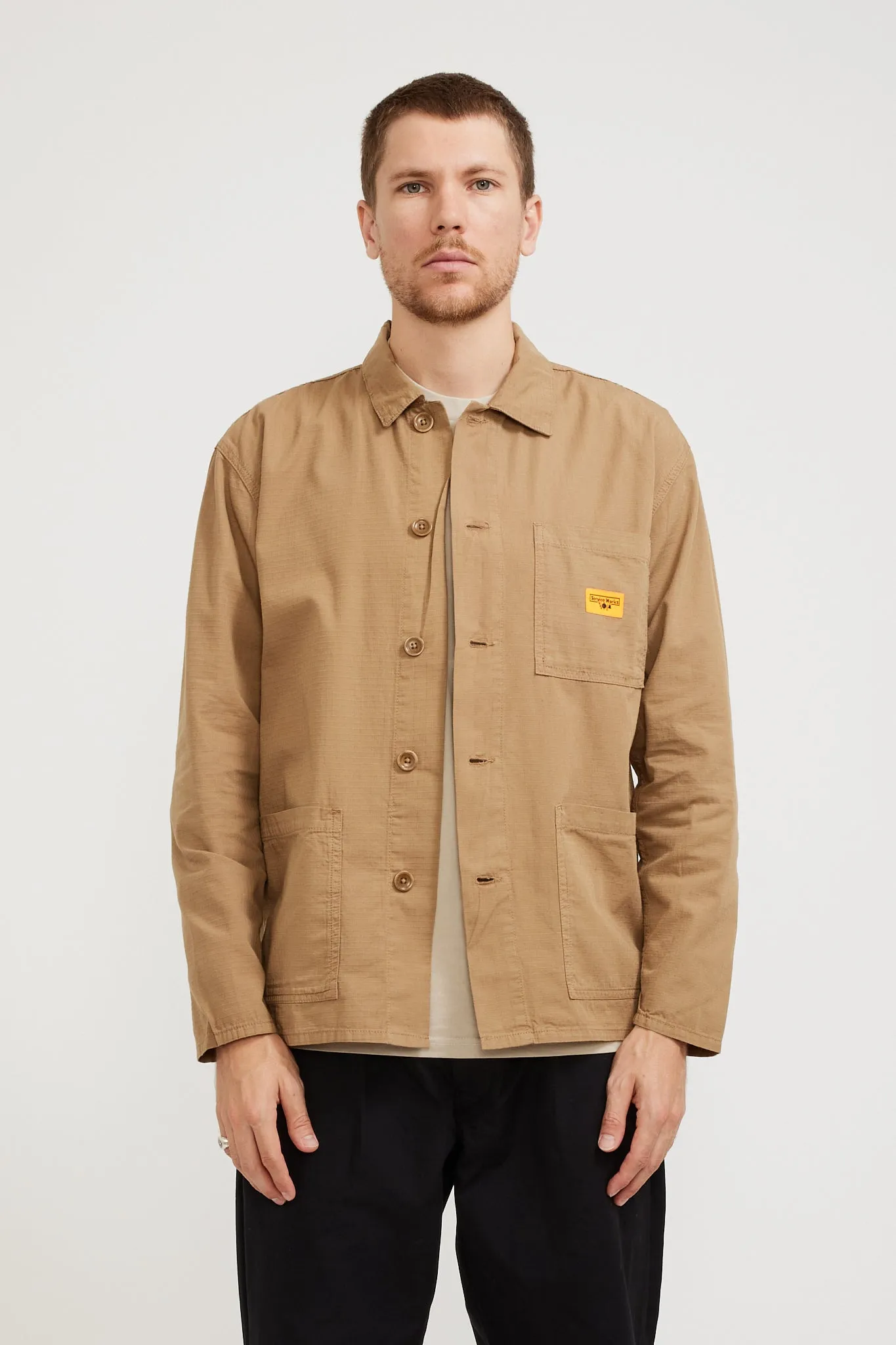 Ripstop Coverall Jacket Mink