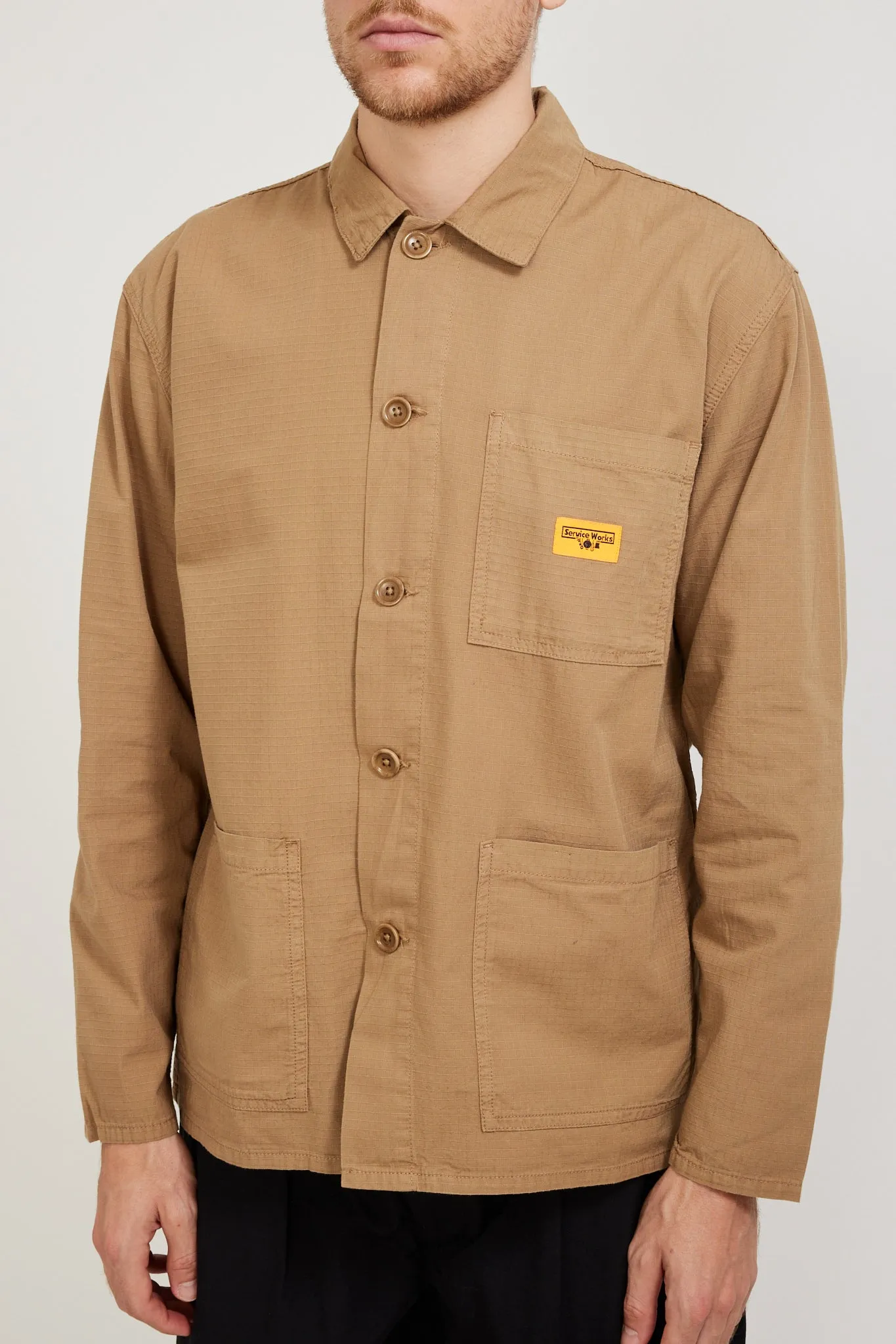 Ripstop Coverall Jacket Mink