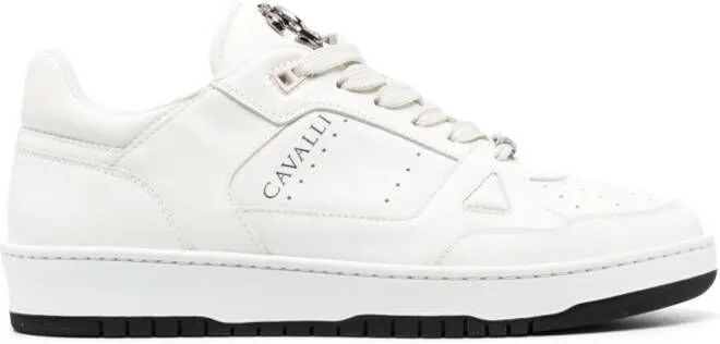 Roberto Cavalli lace-up low-top sneakers White