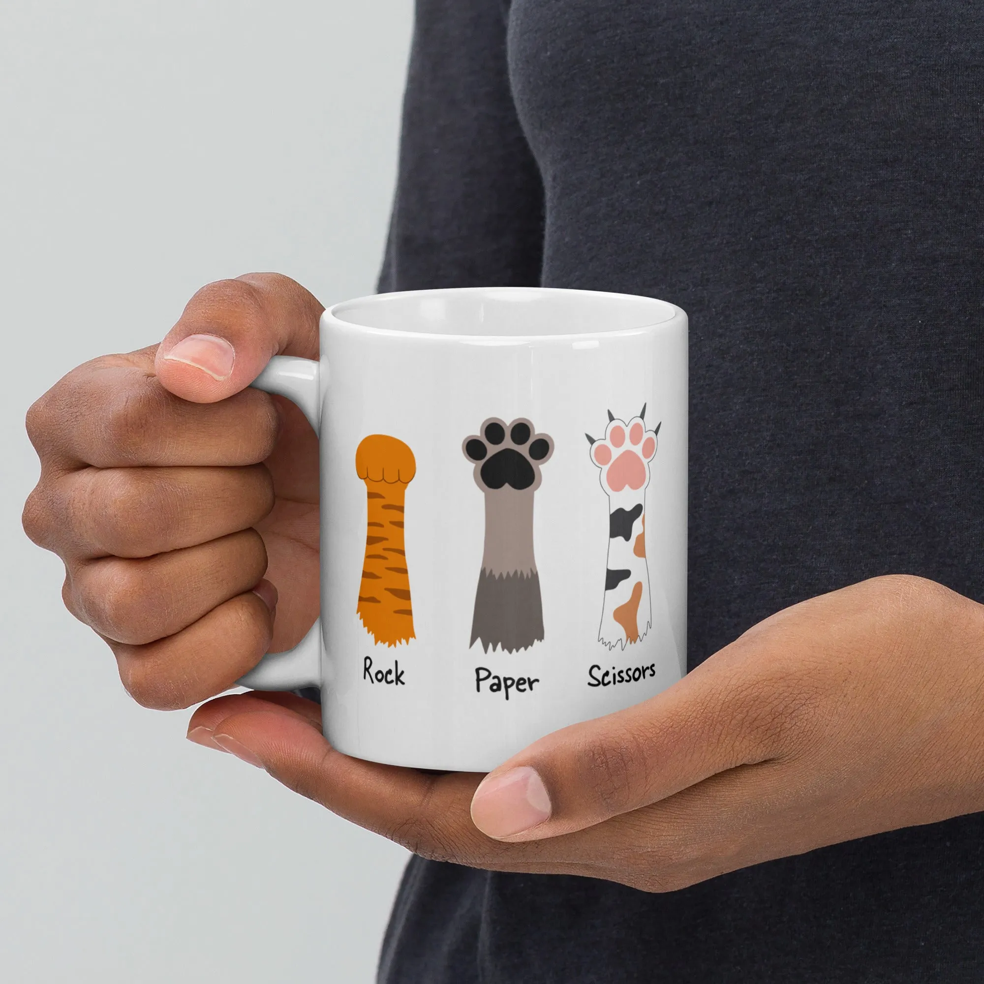 Rock Paper Scissors Mug