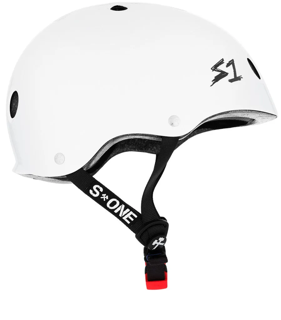 S-One Mini Lifer Kids Helmet - White Gloss